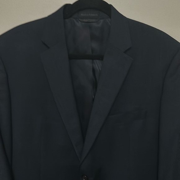 Lauren Ralph Lauren 100% Wool Navy Blazer Size  44S - Picture 2 of 11